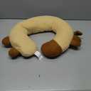 Dog Pillow - Soft Neck Pillow for Dogs, Washable Dog Calming Pillows for Better Sleep, Reduces Anxiety, Gift for Medium/Large Dogs and Cats (Yellow)