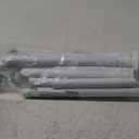 Outdoor Tension Rods for Patio White Extra Tension Curtain Rod 31-124 inLong Curtain Rods Adjustable Heavy Duty Tension Rod for Bathroom Window No Drilling Never Rust Non Slip