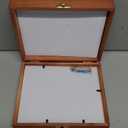 Insect Display Case Box Collection Box with Clear Top, EVA Foam Pinning Board and 100 Pieces Pins Insect Shadow Box Kit Entomology Supplies for Collecting Butterfly Specimen (Brown)