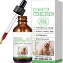Dog Antibiotics in Drops, Naturally Supports Dog Healthy Itch Relief, Ear Infection Treatment, Dogs Allergy Relief, Inflammation Relief & More, 60ml, EXP 10/21/2027
