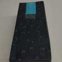 BUZIO 24 oz Insulated Water Bottle, Stainless Steel Wide Mouth Water Flask with Straw Lid, Cold for 48 Hrs Leak Proof Metal Hydro Thermo Canteen Mug, Black (22 Ounces)