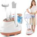 HAPAIS Steamer for Clothes,1800W Standing Garment Steamer with 30s Fast Heat,2L Tank for 1 Hour,Professional Clothes Steamers for 10 Fabric Modes,2-in-1 Flat & Hanging Ironing