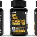 Trans Resveratrol 250MG Capsules - 99.5% Pure Micronized and Highly Bioavailable Supplement | Slow Down Aging, Proven Powerful Anti-Oxidant | Improves Metabolism & Heart Health (120 Capsules)