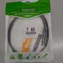 Tisino 1/4 inch TRS Cable, Quarter inch 1/4 TRS to TRS Balanced Stereo Audio Cable Male to Male Pro Interconnect Cable, Nylon Braid - 6 FT