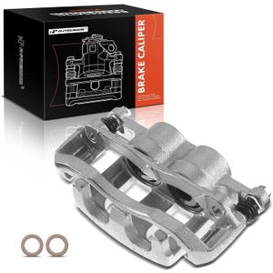 A-Premium Disc Brake Caliper Assembly with Bracket Compatible with Select Ford and Mercury Models - Explorer/Mountaineer 2006-2010, Explorer Sport Trac 2007-2010, 4.0L/4.6L - Front Right Passenger