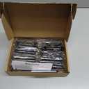 Ravinte 30 Pack Solid 3 Inch Center to Center Slim Square Bar Drawer Handles Kitchen Cabinet Handles Black Drawer Pulls Kitchen Cabinet Hardware Matte Black Dresser Pulls for Cupboard