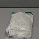 HOMEIDEAS Non-See-Through Ivory Privacy Sheer Curtains, 52 X 54 Inches Long 2 Panels Sheer Curtains Light Filtering Window Drapes for Bedroom Living Room