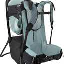 Thule Sapling Child Carrier Backpack - Machine Washable Seat - Self-Standing Frame - Adjustable padded straps for parents - Ergonomic seat with under-leg support for child - UPF 50 Sunshade