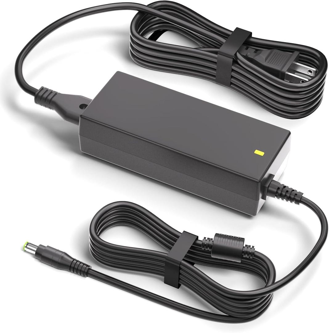 12V Power Cord Compatible for Sceptre Monitor - Fit for Sceptre EC Series 32" 30" 27" 24" 22" 20" 19" 15" E205W E225W E248W E275W Screen LED-Lit Supersonic Monitor Adapter Power Supply