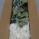 16 Bundles Artificial Flowers for Front Door, Fake Silk Azalea Bouquet Silk Flowers for Outside UV Resistant Realistic Faux Plants for Planter Farmhouse Patio Garden Walkways Home Decor (White)