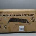 Small Dog Ramp for Bed Couch, Pet Ramp for Small Old Dogs Cats with 5 Adjustable Heights from 7.09" to 12.60", Portable NonSlip Dog Ramp for High Bed, Couch, Hold up to 100 LBS