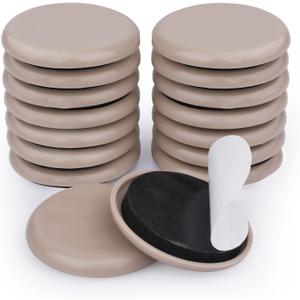 Furniture Sliders for Carpet & Hardwood Floors, 16 Pack 2 Inch Furniture Moving Pads with Heavy Duty Adhesive, Easily Move Any Item While Protect The Floor