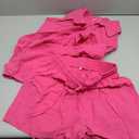 AUTOMET 2 Piece Sets For Women Lounge Wear Matching Two Piece Pajama Fashion Oversized Shirts And Shorts Spring Outfit 2025, Small