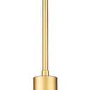 Emak 8 Inch Gold Pendant Light Fixtures, Modern Pendant Lights Kitchen Island with Seeded Glass Shade, 1 Light Hanging Light for Kitchen Island, Dining Room, Bathroom, Bedroom, PL122-GD