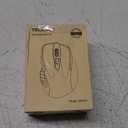 TECKNET Wireless Mouse (2.4G & BT5.0/3.0) Silent 4800 DPI Computer USB A & Bluetooth Mouse 6 Buttons, Wide Compatibility - Grey