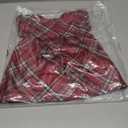 The Children's Place Baby Girls' And Newborn Short Sleeve Dressy Dress and Diaper Cover Set (6-9 Months, Red Ochre Plaid)