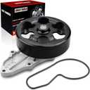 Engine Water Pump Automotive w/Gasket 19200PNA003 252864 Compatible for Honda Civic CRV Compatible for Acura RSX 2.0L 2.4L K24A1 K20A3 2002-2006