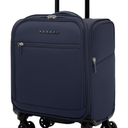 Verage Under Seat Luggage with Wheels, Softside Small Suitcase Spinner Carry On Luggage Bags for Airlines Airplanes Short Trip Men Women (Navy, 14-Inch Underseat)