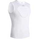 Londkaron Youth Elite Chest Protector Shirt, Padding on Chest for Baseball, Softball & Football (Medium, White)