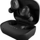 Skullcandy Grind Wireless Earbuds, Bluetooth Headphones, Up to 40 Hours Battery, Noise Isolating Fit, Microphone for iPhone Android, Customizable via Skull-iQ App - True Black