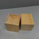 SINJEUN 4 Pack 4 Inch Solid Wood Bed Risers, Natural Square Wood Furniture Lifters, Wood Extenders Stilts for Table, Sofa, Armchairs, Cabinets