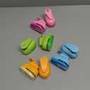 Katfort Craft Punches 8 Pack with 4 Sticker Paper, 0.6inch Hole Punch Shapes Medium Paper Punch Shapes, Craft Hole Punch for DIY Scrapbooking Nail Art Craft Punchers Supplies