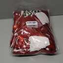 YOSTEV Christmas Curtain for Bedroom 2 Panel Set,Red Christmas Tree Snowman Farmhouse Snowflakes Velvet Window Curtains, Thermal Insulated Living Room Darkening Decoration Curtains, 52x63 Inch (Xmas Farm 1)