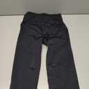 YEOREO Women's Mini Flare Workout Butt Lifting Hidden Scrunch Seamless Yoga Legging Pants 28" inseam, X-Small, Black