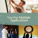 3 x Mortice & Tenon Plastic Drywall Anchors with Screws  50 Pack Self-Drilling Dry Wall Anchors, No Pre-Drill Needed | 75 lb Hold, #8 x 1.25 Anchor Screws, Wall Anchors for Drywall Kit