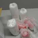 Shihanee Set of 3 Pillar Candles and 3 Glass Cylinder Candle Vases Holders Clear Pillar Jars for Wedding Centerpieces(2.6'' X 4.7'', 5.9'', 7.9'',Red)