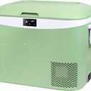 Megiu Car Refrigerator Portable 12V Fridge 19 Quart (18 Liter) 12 Volt Freezer Compressor Cooler 12V/24V DC 110～240 V AC for Truck Van RV Camper SUV and Home Use -18℃~+15℃