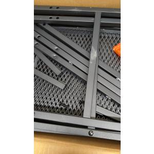 TV Stand for 55 Inch TV, Entertainment Center with 3-Tier Open Shelves, TV Console Table for Living Room, Bedroom, Rustic Brown