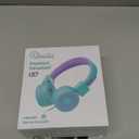 ELECDER i37 Kids Headphones Children Girls Boys Teens Foldable Adjustable On Ear Headphones 3.5mm Jack Compatible Cellphones Computer MP3/4 Kindle School Tablet Green/Purple