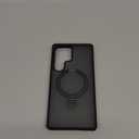 TORRAS Upgraded Magnetic & Stand for Samsung Galaxy S25 Ultra Case, [Fit for Magsafe] [12FT Mil-Grade Drop Protection] Shockproof Translucent Slim for Samsung Galaxy S25 Ultra Case, Black