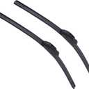 22" and 21" Windshield Wipers Blades (Pack Of 2),OEM Quality Premium All-Seasons Wiper blades,Stable and Quiet Armor wiper blades (21" + 22")