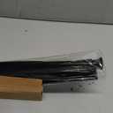 Curtain Rods for Windows 32-75 Inch, 7/8 Inch Diameter Adjustable Tension Curtain Rod No Drilling, Spring Rods for Windows Door Kitchen, Black