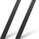 Blulu 2 Pcs 36" x 3" x 1/8" Hot Rolled Steel Flat Bar Solid Flat in Steel for Construction Industrial Applications Reinforcement Base Plates