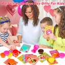 24 Pack Valentines Day Gifts for Kids Classroom Butter Slime Stress Relief Fidget Toys with Valentines Cards for Kids School Valentines for Kids Class Exchange Gifts Prizes Party Favors for Boys Girls