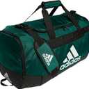 adidas Unisex Adult Defender 4.0 Gym Duffel Bag for Men and Women (Medium (66L), Team Dark Green)
