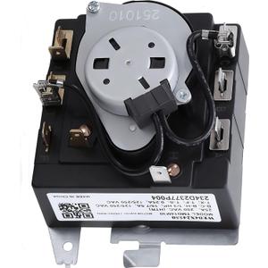 WE04X24550 234D2377P004 Dryer Timer Compatible with GE Hotpoint Dryer Timer GTD42EASJ2WW GTD48EASW0WB GTD42EASJ1WW GTD42GASJ2WW GTX42GASJ2WW, Replacement TMD14M30 WE04X24549 TMD16M12 234D2377P003