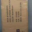 Better Office Products Magnetic A-Frame Chalkboard Sign, Extra Large 20" x 40", Standing Chalkboard Easel, Deluxe Set with Multiple Accessories, Outdoor Sidewalk Sandwich Board Sign,(Rustic Brown)