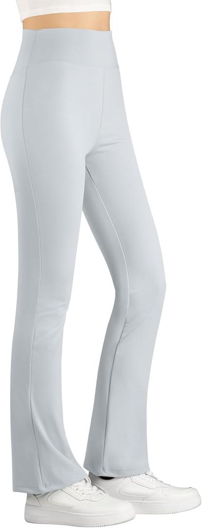 BIG ELEPHANT Girls Flare Leggings Kids Bell Bottoms High Waisted Bootcut Yoga Dance Flared Pants 14-15Y
