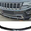 3 Pcs Front Bumpe Lip for Jeep Grand Cherokee Base Model 2014-2021 Front Splitter with Altitude/Laredo/Limited/Overland/Traihawk (Carbon Fiber Paint)