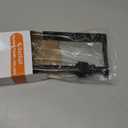 SetSail Paper Towel Holder, Single Hand Operable Paper Towel Holder Under Cabinet with Adjustable Damper, Easy Tear, Wall Mount, Self-Adhesive or Drilled for Kitchen Bathroom, Black (1 pack)