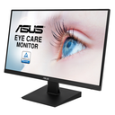 ASUS 24” 1080P Monitor (VA27EQSB) - Full HD, IPS, 75Hz, Adaptive-Sync, Speakers, Eye Care, Low Blue Light, Flicker Free, DisplayPort, HDMI, USB Hub, D-Sub, Frameless, Wall Mountable, Height Adjustable, 24 Inch Monitor