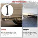 Upgraded Telescoping RV Camper Accessories - 2 Pack Trailer Stabilizer Jacks, Adjustable 12" to 18", Slide Out Supports 1200 Lbs Capacity Each