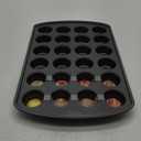 Wilton Perfect Results Premium Non-Stick Pan 24-Cup Mini Muffin Tin, Steel, Silver