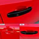 ABS Car Exterior Door Handle Cover Set Outside Door Handle Cover Compatible with Kia Soul GT 2020-2025 Accessories (Glossy Black Style, A)