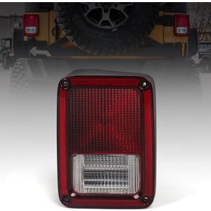 Left Tail Light for Jeep Wrangler JK JKU 2007-2018, [DOT Approved] [OEM] [Plug n Play] Jeep JK Accessories (Driver Side)