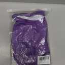 Women's Long Sleeve Crop Top Fitted Y2K Shirt Purple Yellow M